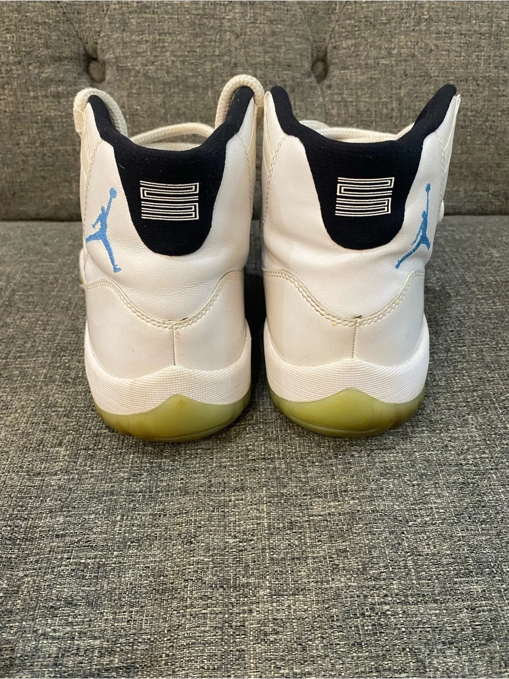 Nike Air Jordan 11 Retro Legend Blue White Sneakers Men’s Size